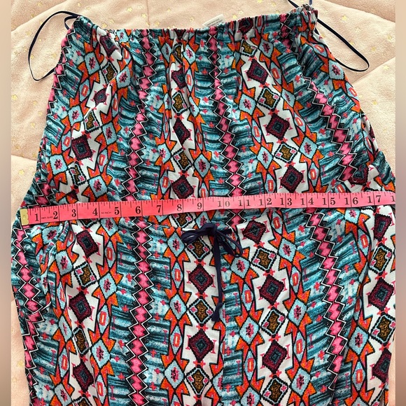 Pink Rose Strapless Jumpsuit - Picture 6 of 6